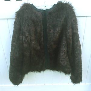 Faux Fur Laundry Coat